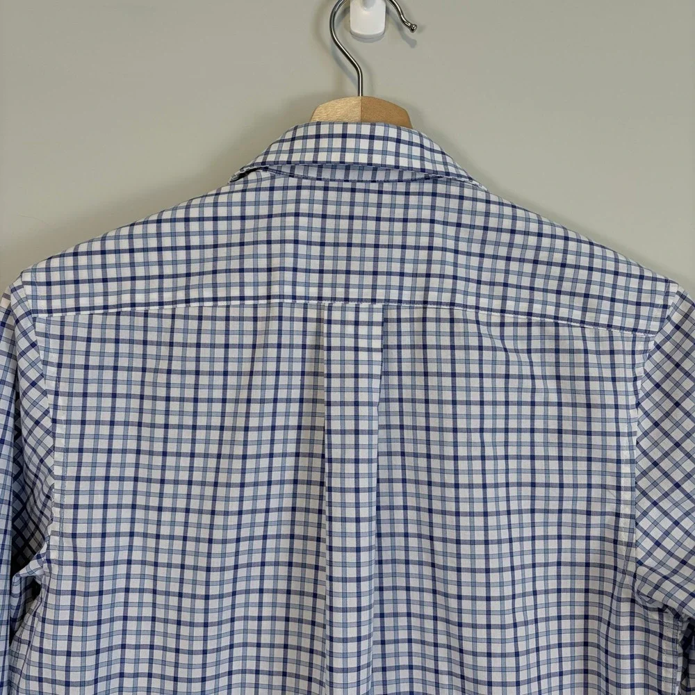 Lauren Ralph Lauren Button Down Top Plaid Preppy Old Money Nautical Women's M - Picture 8 of 13